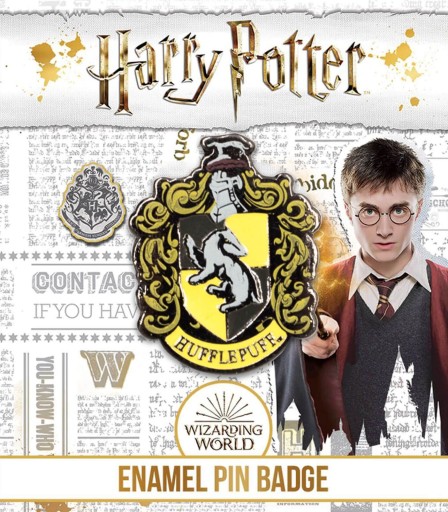 Harry Potter Bifľomorský erb - smaltovaný špendlík