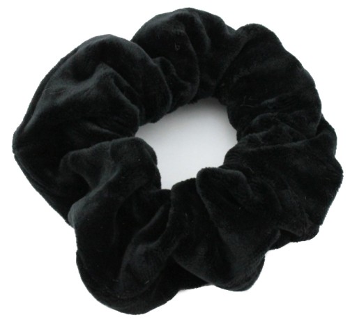 SCRUNCHIES RUB NA VLASY, BLACK VELVET