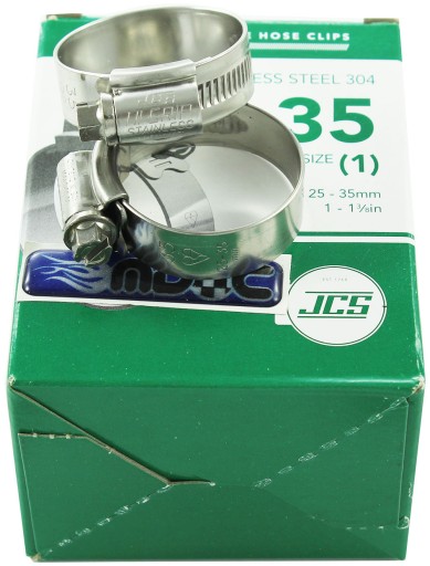 HI-GRIP JCS Svorka 25-35mm 304 remienok z nehrdzavejúcej ocele