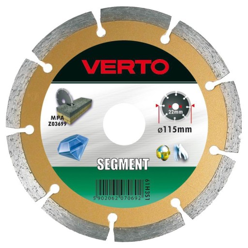 Diamantový kotúč 180 x 22,2 mm, segmentovaný