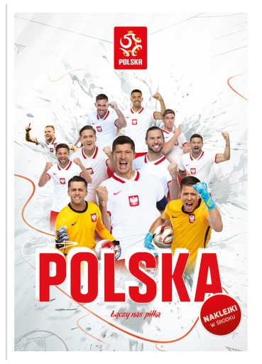 KNIHA A5 32K MRIEŽKA PZPN + NÁLEPKY - MIX VZOROV