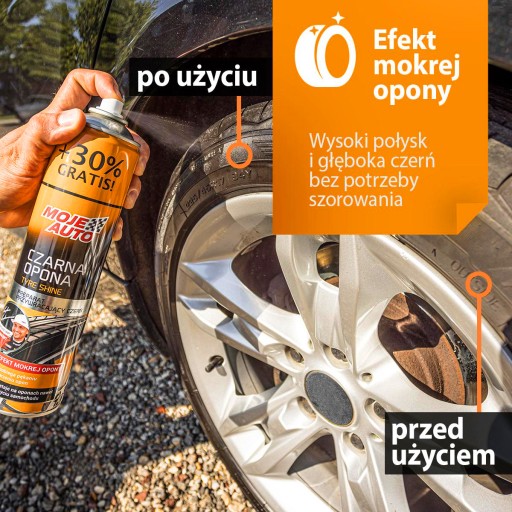 Sprej na údržbu pneumatík MY CAR 400ml