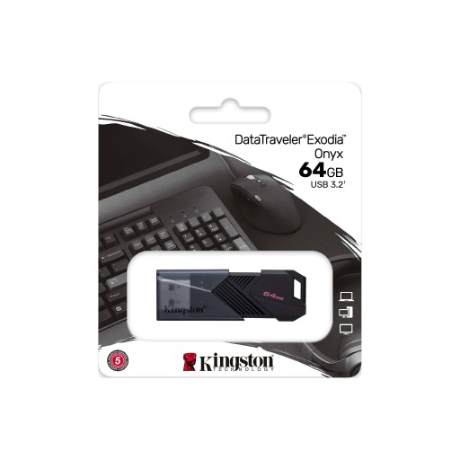 Pendrive KINGSTON Exodia Onyx 64GB USB 3.2