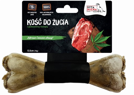 SITTED MICHA KOST PRE SILNÉ KĹBY PRE PSOV, 13,5CM