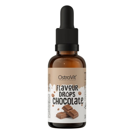 OstroVit Aroma prídavná látka do jedla čokoláda 30 ml Kvapky s príchuťou BEZ CUKRU