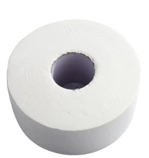 Jumbo biely celulózový toaletný papier 100m 1 rolka POĽSKÝ VÝROBOK KVALITNÝ