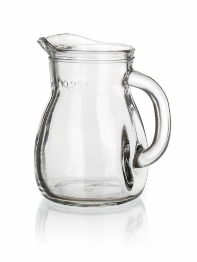 KONVIČKA NA MLIEKO 250 ml Sklenená nádoba BORMIOLI