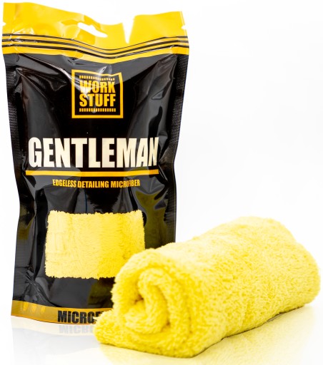 WORK STUFF Gentleman Yellow Univerzálne bezšvové mikrovlákno 40x40 500gsm
