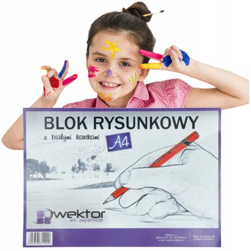 A4 PAPIER BIELY BLOK PRE DETI NA KRESLENIE BLOK