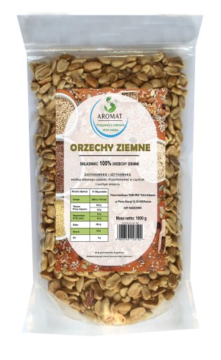 ARAŠIDY 1kg Pražené bez soli
