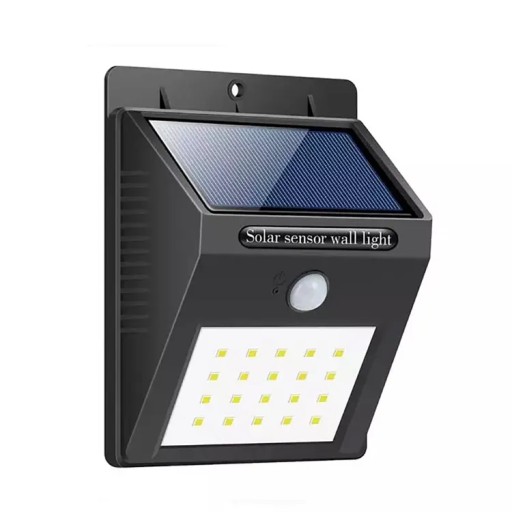 SOLÁRNE LAMPA S POHYBOVÝM A SÚMRAKOVÝM SNÍMAČOM 20 LED