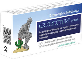 CRIORECTUM PROTECT REKTÁLNE ČAPÍKY 10 KS