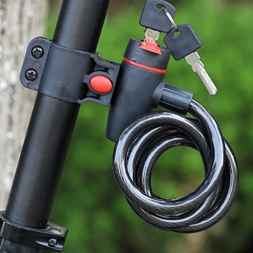BIKE LOCK LOCK BEZPEČNOSTNÁ REŤAZ KÁBEL NA BICYKEL 100 CM