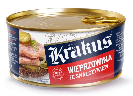 Bravčové konzervy so Smalczykom Krakusom.