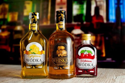 MALÝ štítok - VODKA DUCH LESA 16 ks.