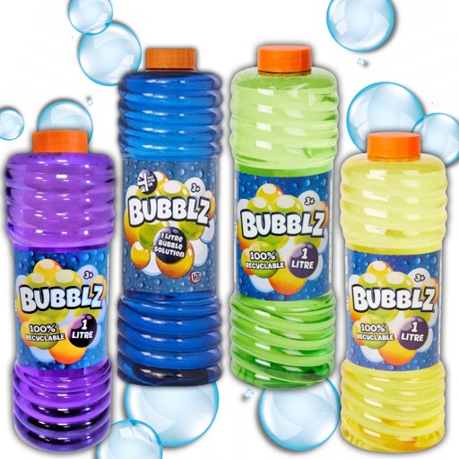 Tekutina na mydlové bubliny, veľké mydlové bubliny, náplň, 1 liter