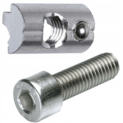 IMBUS SKRUTKA M8x25x1 KĽÚČ POSUVNÝ S GULIČKOU M8x1