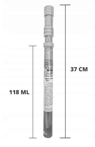 MYDLOVÉ BUBLINY RUŽOVÝ MEČ 37cm 118ml BUBL