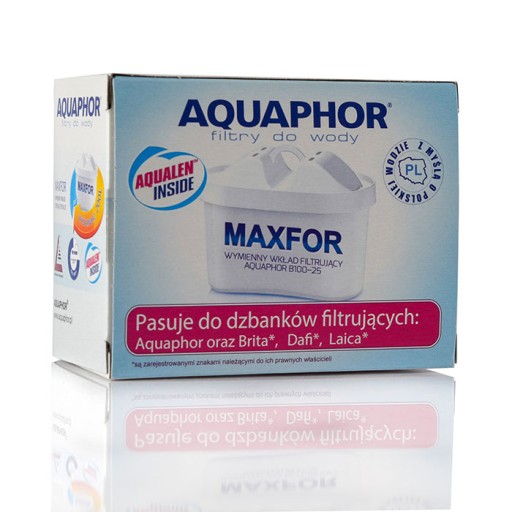 Vodný filter AQUAPHOR MAXFOR+ Filtračná vložka Dafi Brita B25