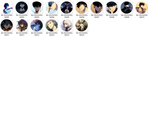 Solo Leveling manga anime kolíky, ZO AKÝCH SI VYBERÁTE