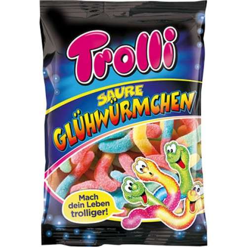 Trolli Gluhwurmchen želé z kyslého červa 150g