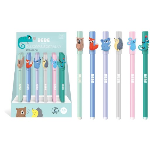 Zmazateľné pero Interprint Pastel Animal