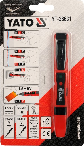 Tester napätia - fázovač YATO YT-28631