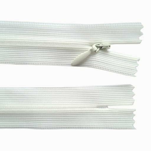 ZAHRNUTÝ zips, SAMOSTATNÁ SIEŤKA #3 40cm KRÉM