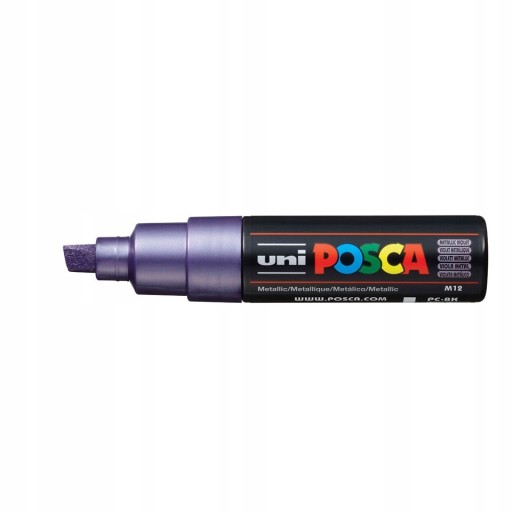 ZNAČOVAČ s farbou UNI POSCA PC-8K METALLIC PURPLE