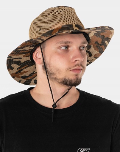Rybárska turistická čiapka Camo na leto MC09-3
