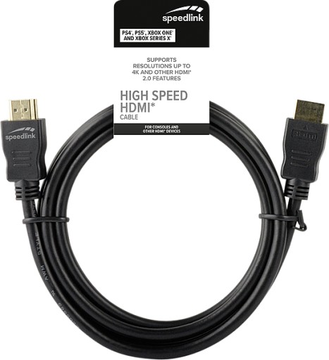 Vysokorýchlostný kábel HDMI 2.0 4K UHD 3D full HD 1,5 m SpeedLink