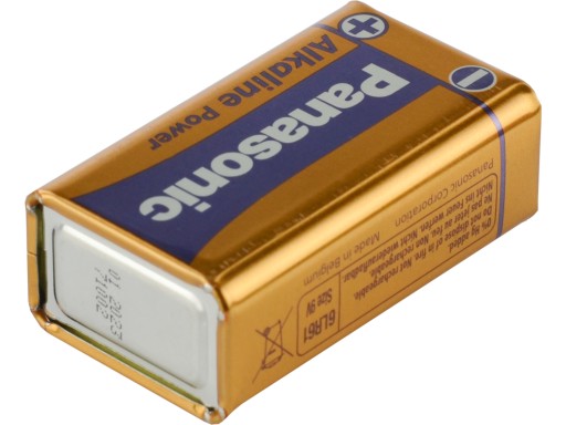 Plochá alkalická batéria Panasonic 6LR61 6F22 9V