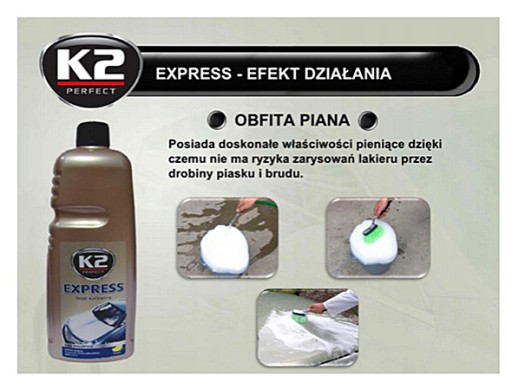 X7Q41 K2 EXPRESNÝ ÚČINNÝ AUTOŠAMPÓN 1000ML FV K131