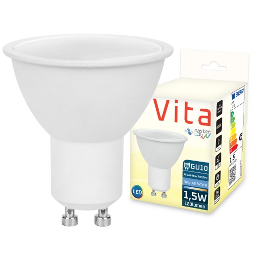 LED žiarovka GU10 diódová 5SMD 2835 1,5W 230V 3 FARBY