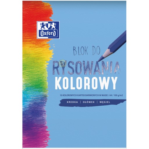 BLOK NA KRESLENIE farba A4 OXFORD 100 g