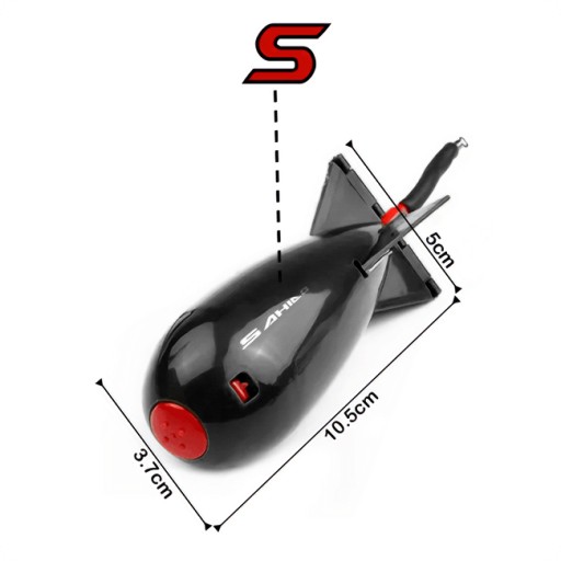 SAHIDO BAIT BLASTER S SPOMB SMALL BAIT ROCKET 150MM TANK