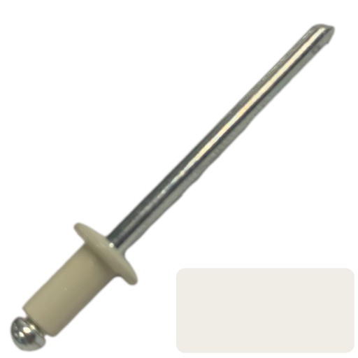 SLEPÉ NITY 4X8mm - FARBA RAL9002 - 100 KS