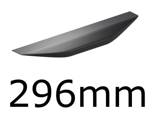 Okrajová nábytková úchytka UM-520 MAT BLACK 296mm