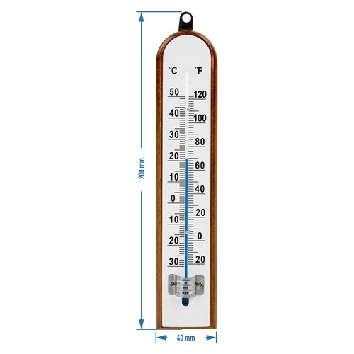 IZBOVÝ TEPLOMER -30 až 50°C drevený Browin