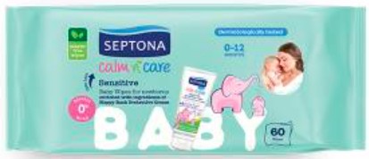 SEPTON SENSITIVE vlhčené obrúsky 60 ks.