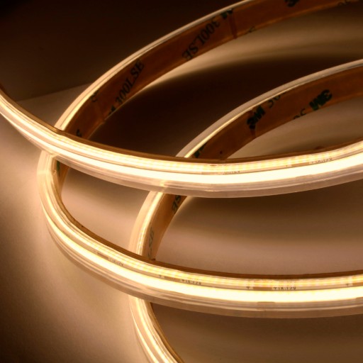 COB STRIP 480LED/M IP67 3000K TEPLO 9W/m 24V/DC NEPRETRVALÉ SVIETENIE / 1 METER