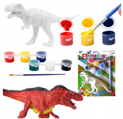 SADA KREATÍVNYCH MAĽOV NA KREATÍVNU DINOSAUR