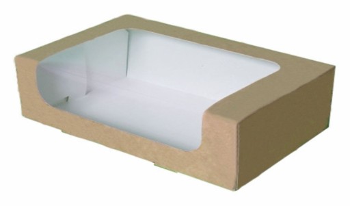 EKO KRAFT KRAFT BOX s okienkom 25x15x8 cm