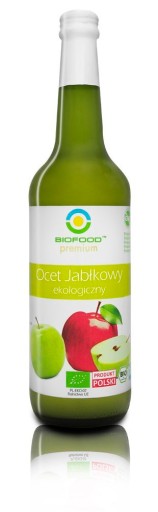Vyrobené z jabĺk JABLČNÝ OCOT Nefiltrované ECO BIO potraviny