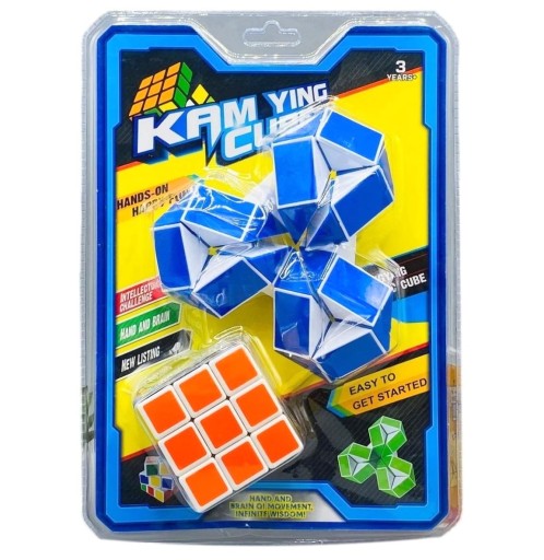 MAGIC PUZZLE LOGICKÁ KOCKA 2 V 1 KOCKE