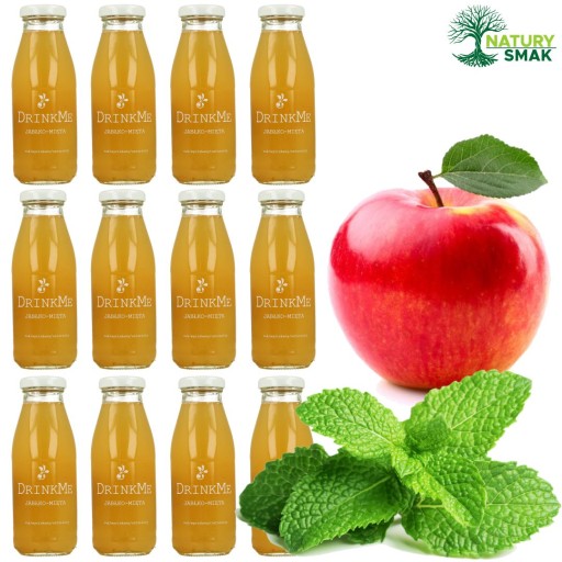 Sadvit Apple-Mint Juice 250ml 100% prírodný, LISOVANÝ, prirodzene zakalený