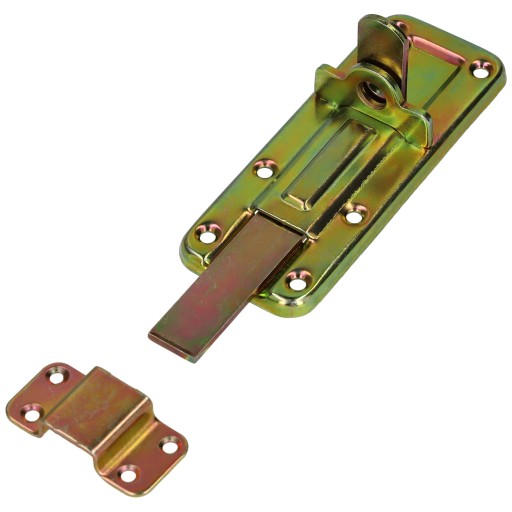 Závora garážovej brány 120 mm, plochá, zakrivená