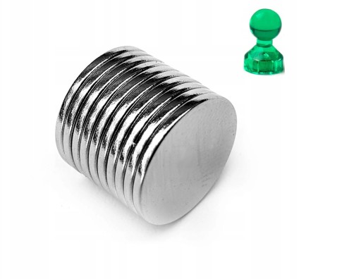 NEODYMOVÝ MAGNET 9,5x1 mm 10 kusov