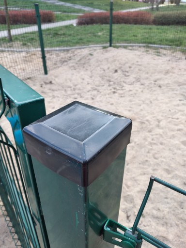 Vonkajšia krytka na profil, krytka, krytka, krytka, 100x100, ČIERNA