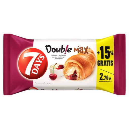 7 Days Doub!e Max Croissant cherry 110 g